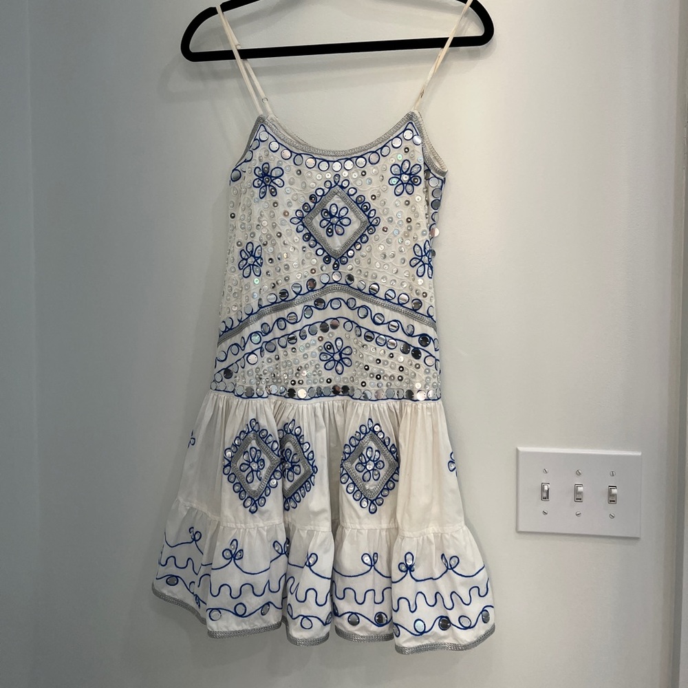 Juliet Dunn embroidered dress